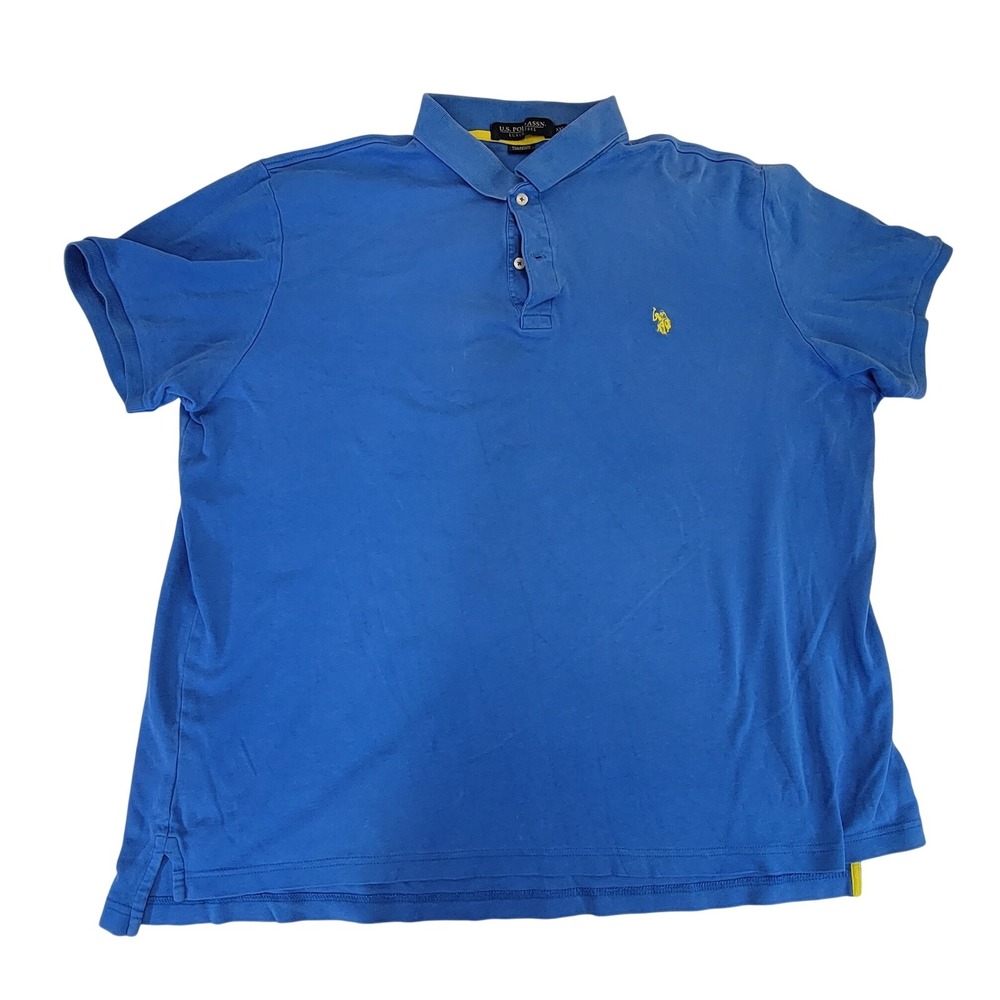 U.S.‎ Polo Assn. XXL Blue Polo Shirt Menswear Casual Collared Everyday Top